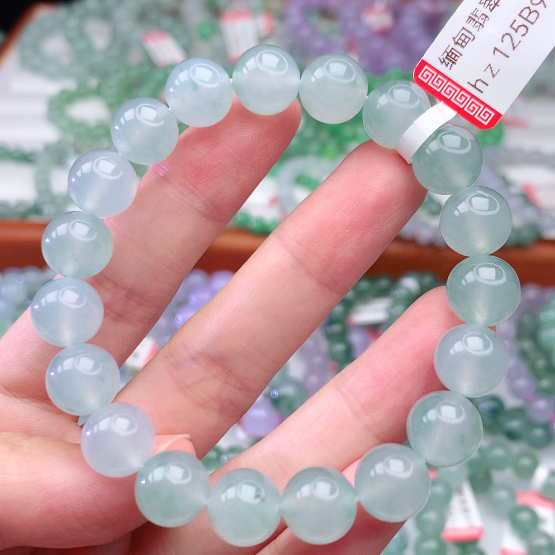 翡翠手链未镶嵌翡翠10mm