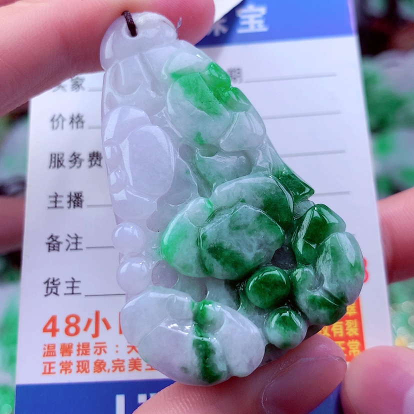 【闪购商品】翡翠颈饰未镶嵌挂件