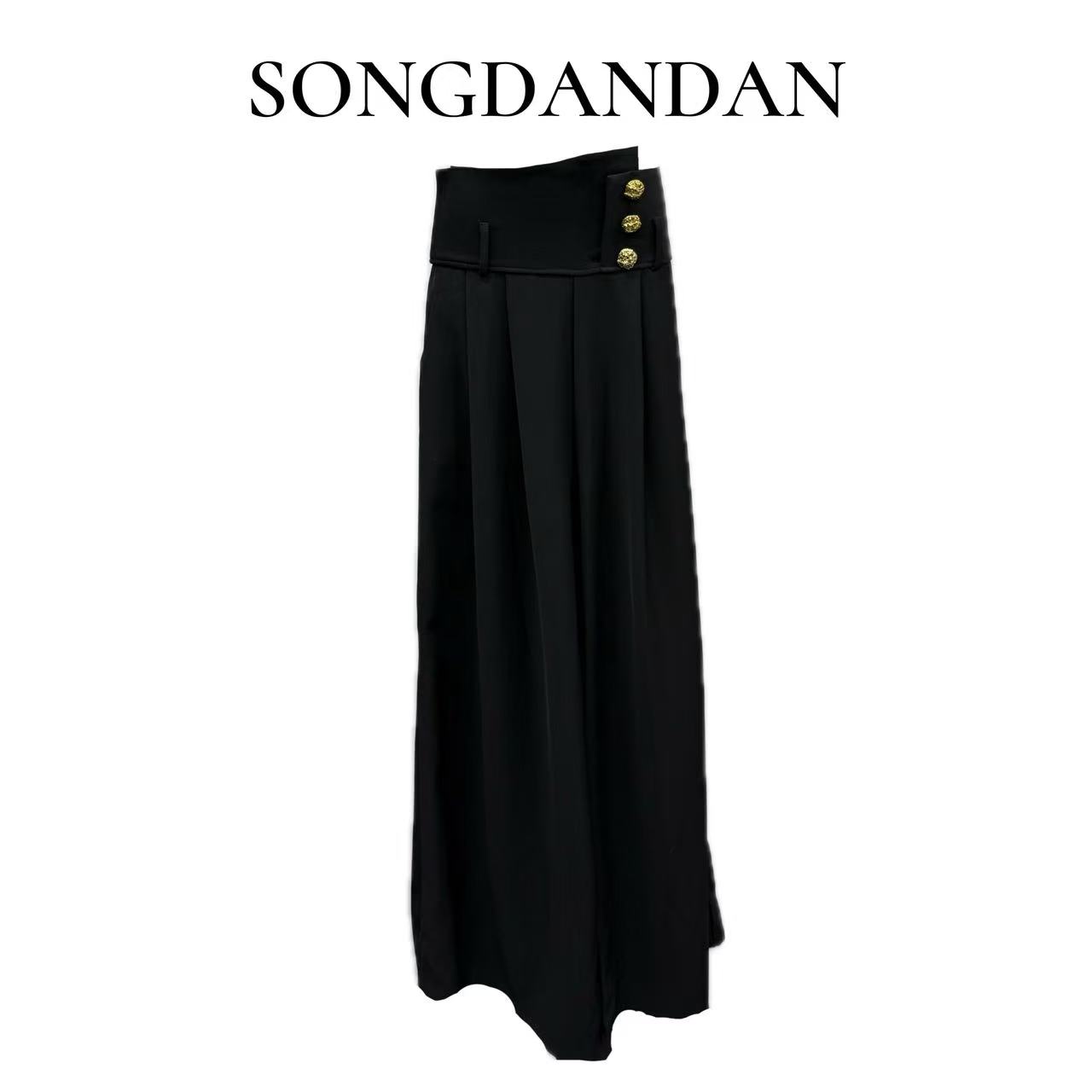 【DDS】高腰春夏休闲裤长裤简约阔腿裤女士气质61286