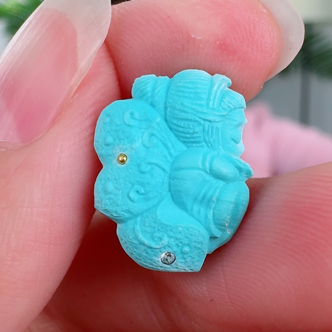 未镶嵌绿松石珠宝奇石