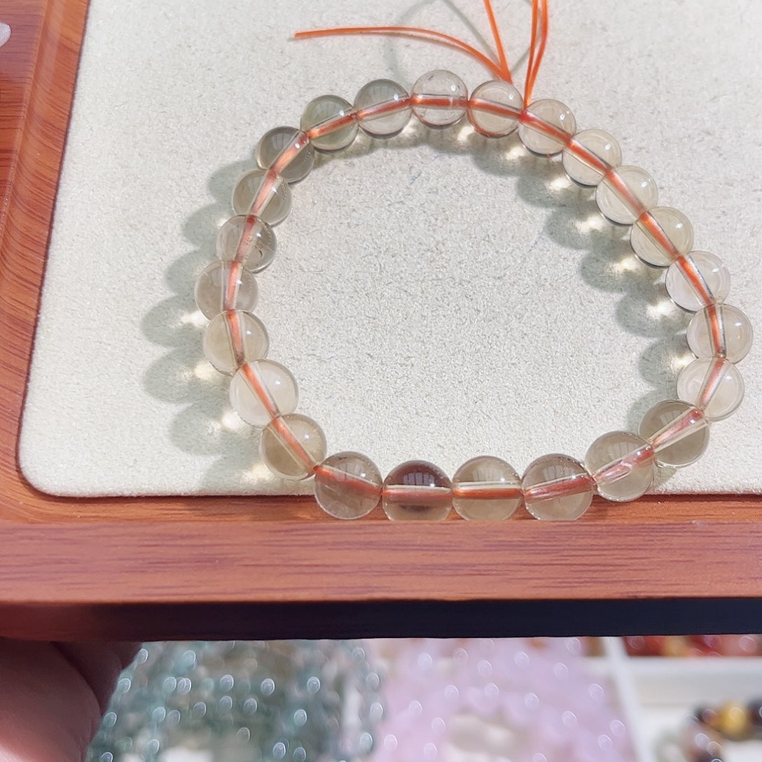 水晶手链未镶嵌黄水晶