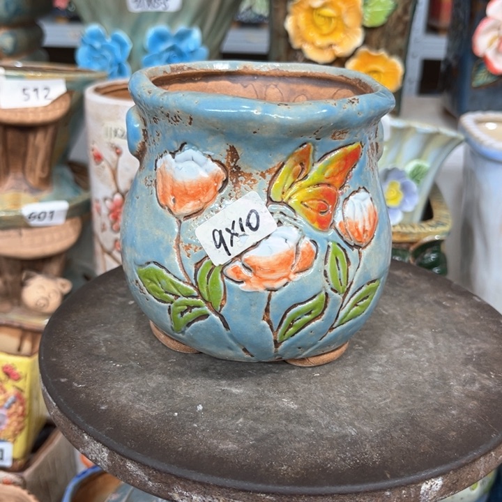 紫砂花盆粗陶材质多肉花盆