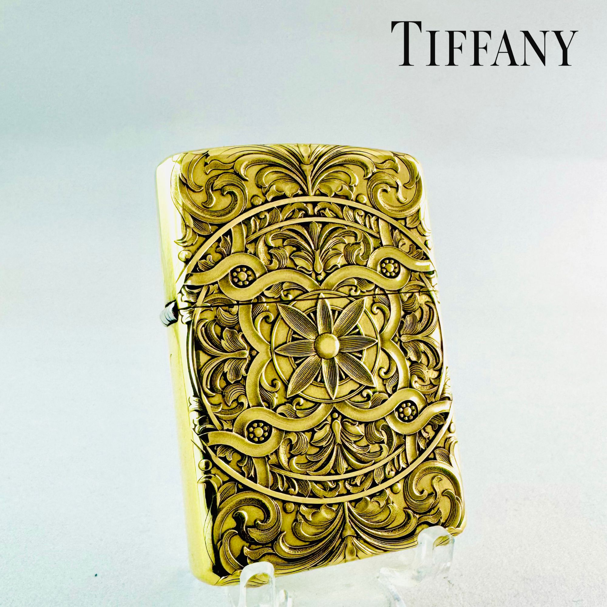 宫廷大唐草双面浮雕工艺火机火凤凰工作室T10原铜加厚盔甲打火机