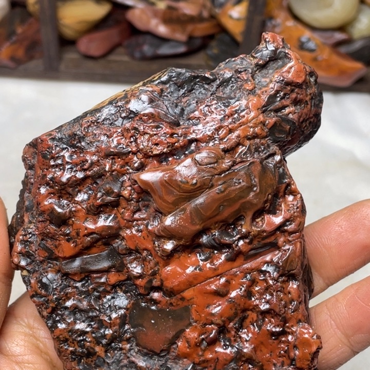 用***4石材戈壁牧民美石原石