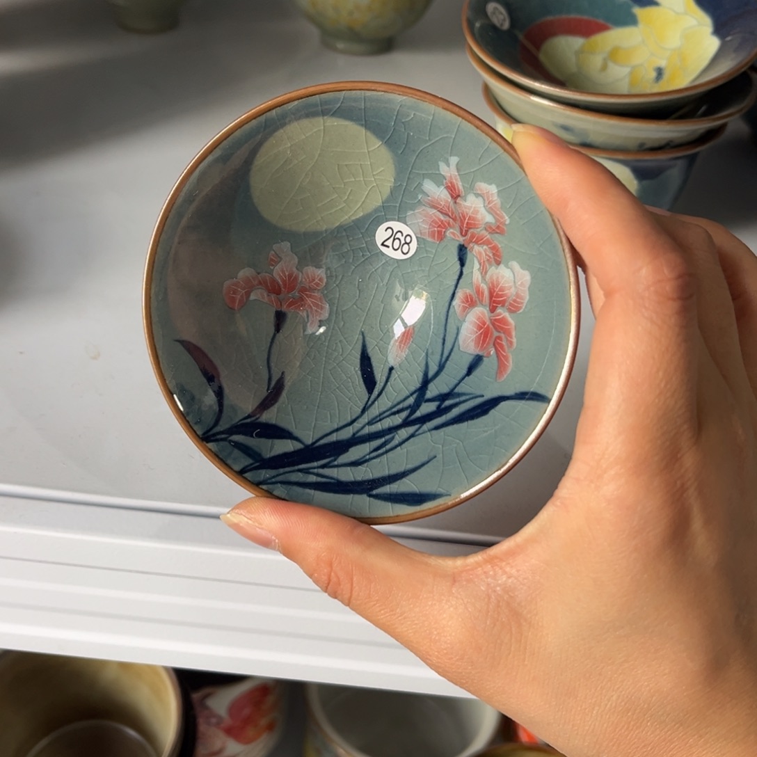 瓷片景德镇手工手绘陶瓷茶具