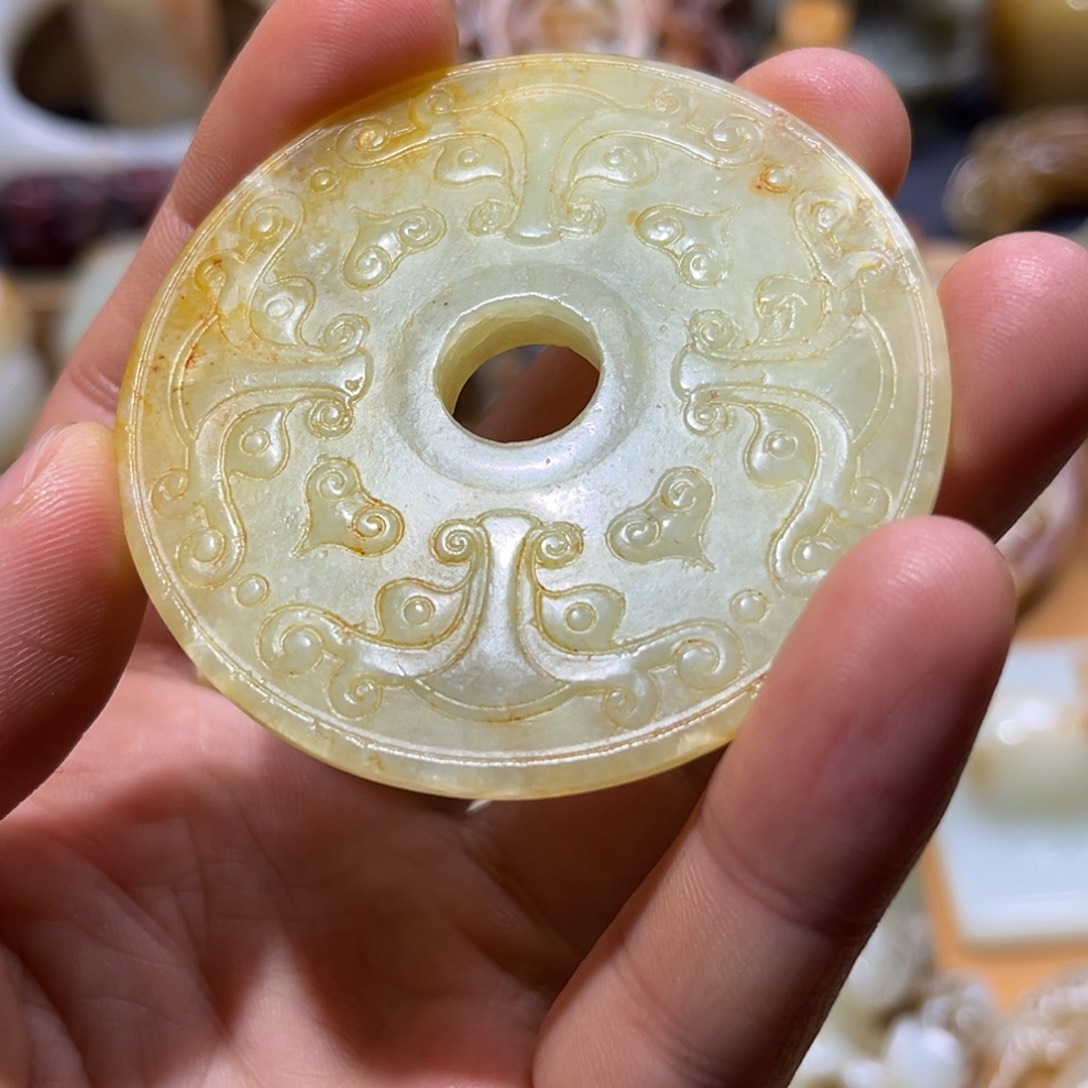 和田玉挂件未镶嵌童****g拍2发1