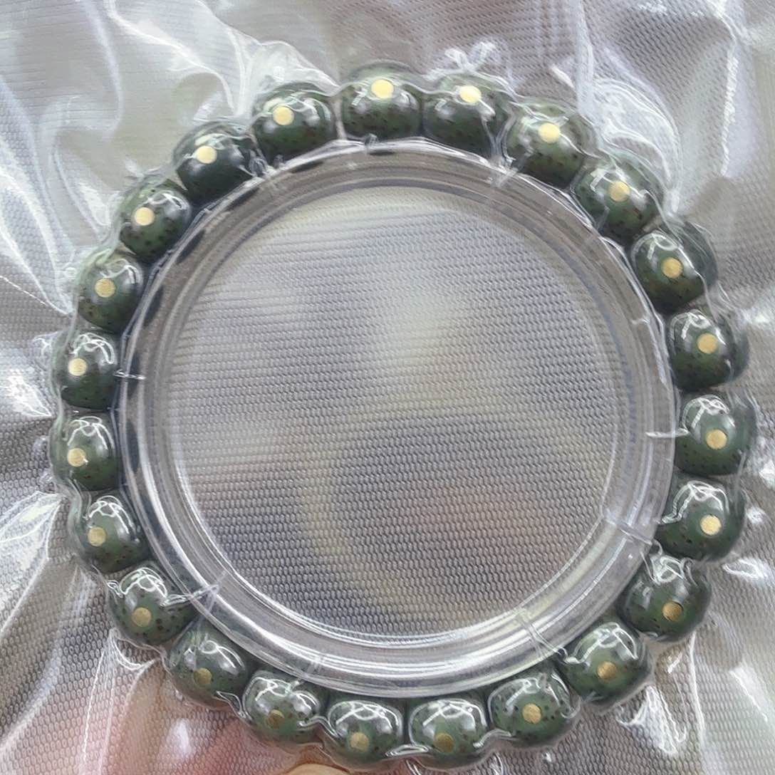 星月菩提手串88爱谁谁绿星月菩提单圈1.0