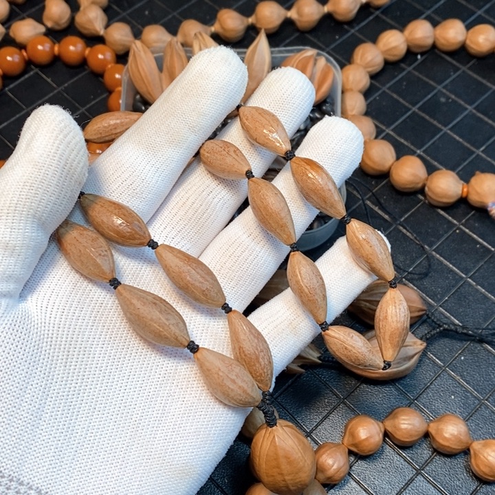 橄榄核手串/手链黑*1.1尺寸