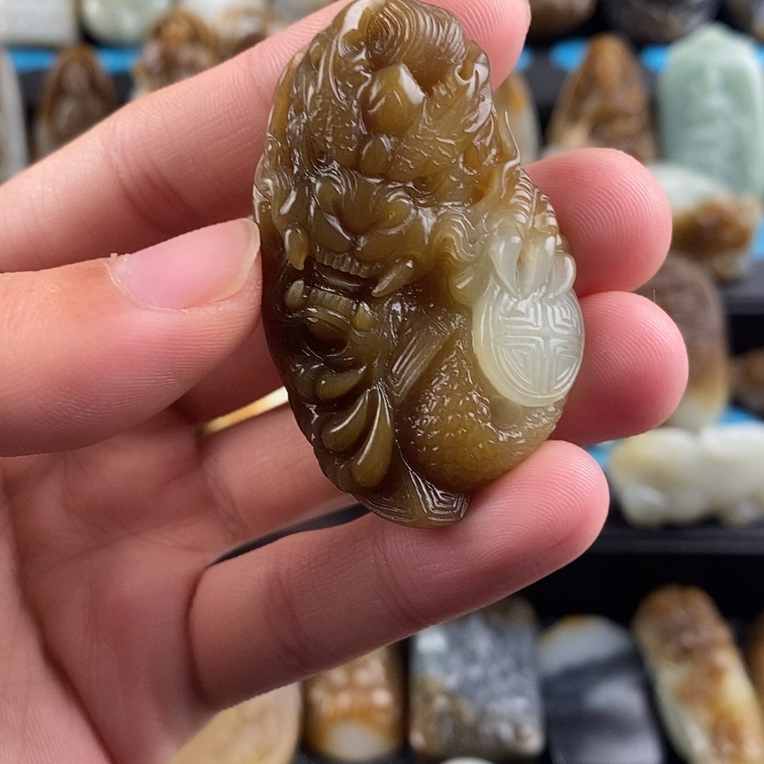 和田玉挂件未镶嵌