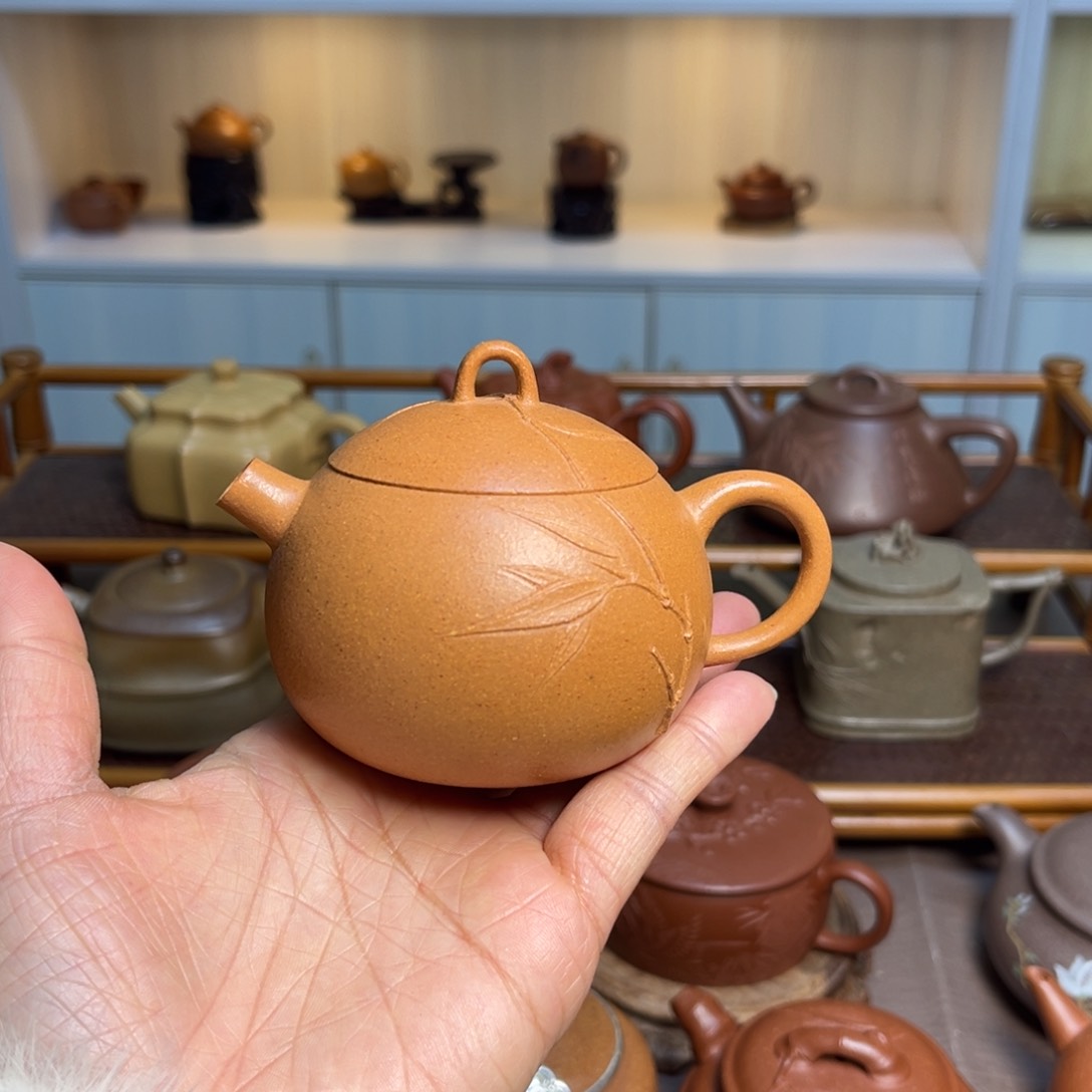 紫砂茶壶半*手工制作