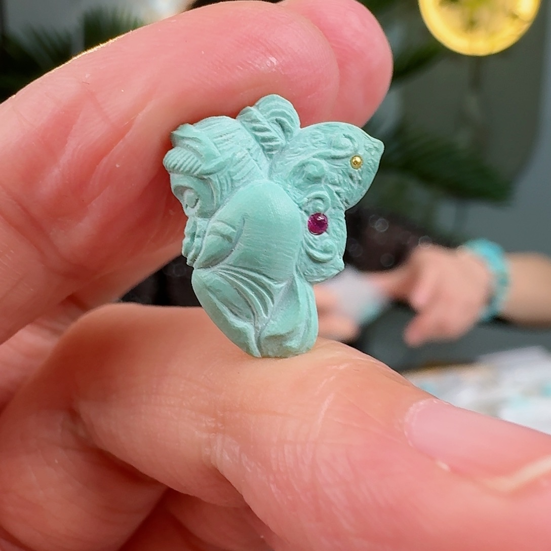 绿松石珠宝奇石未镶嵌