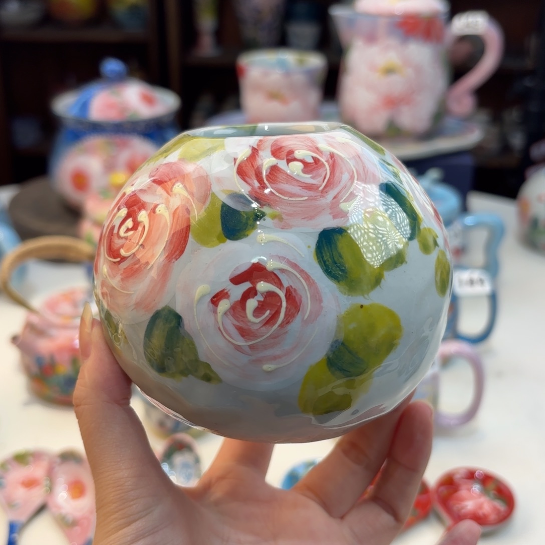 景德镇手绘高温釉下彩陶瓷茶具