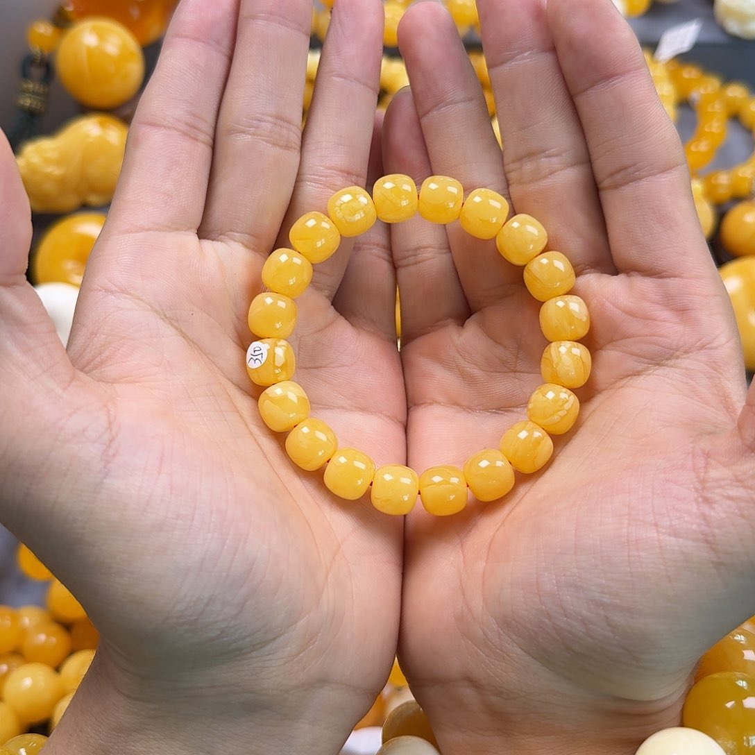 蜜蜡珠宝奇石未镶嵌同料老型11mm