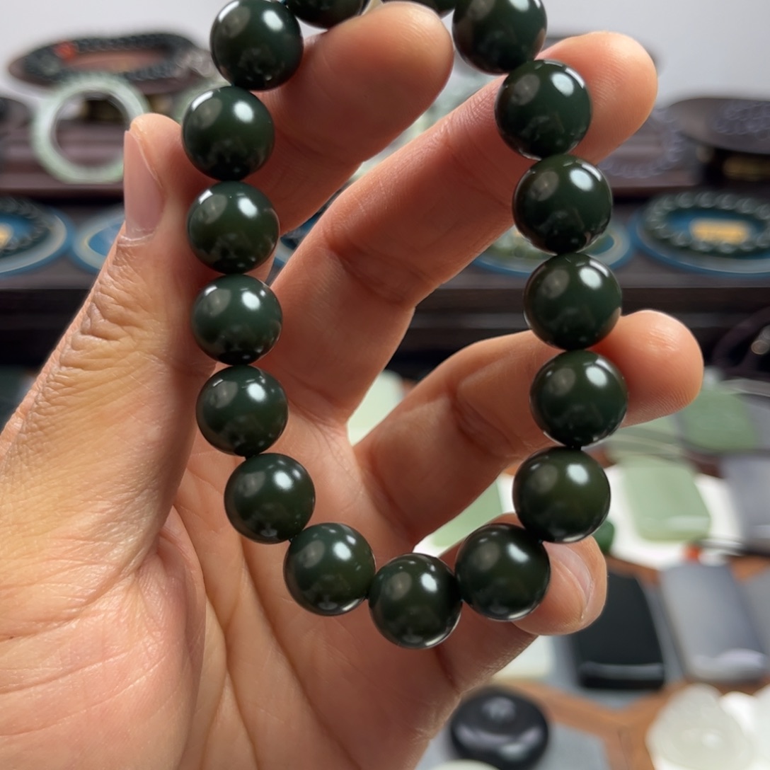 和田玉手串未镶嵌