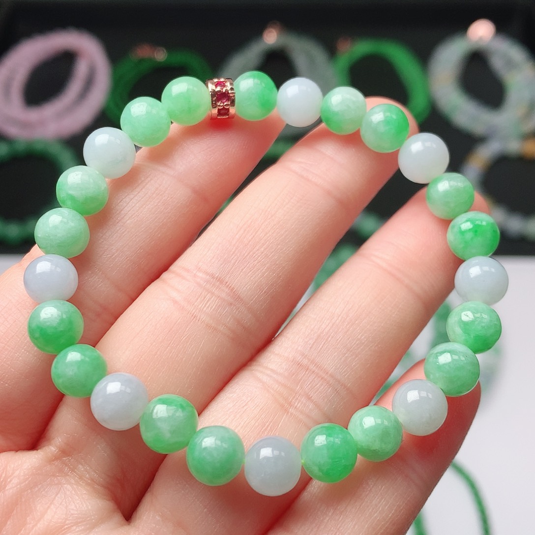 翡翠未镶嵌手链翡翠