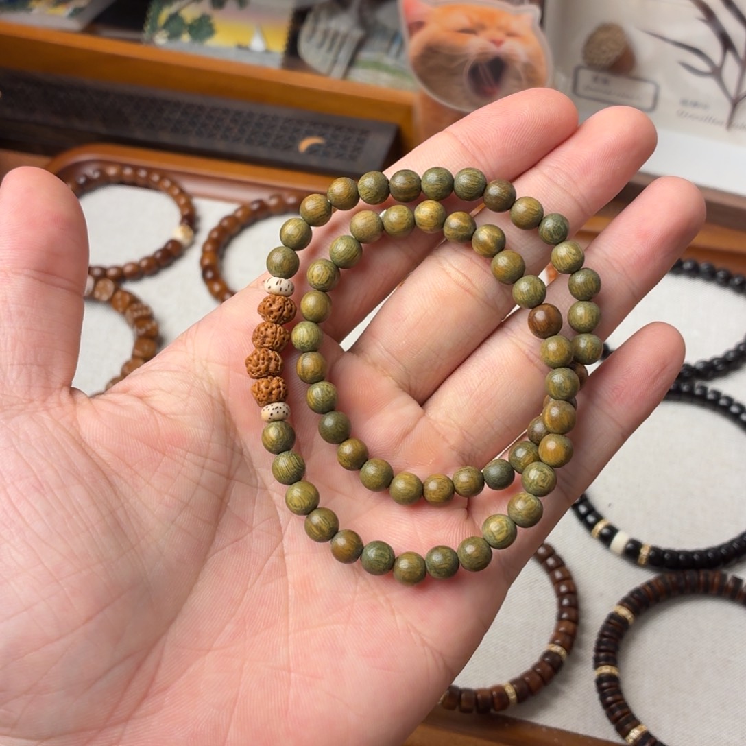 维腊木（绿檀）手串/手链