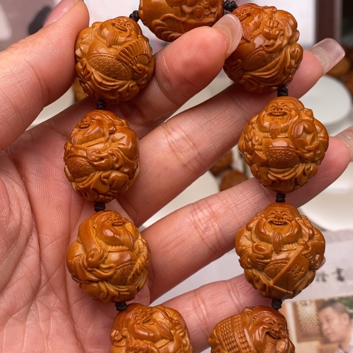 橄榄核手串/手链橄榄雕