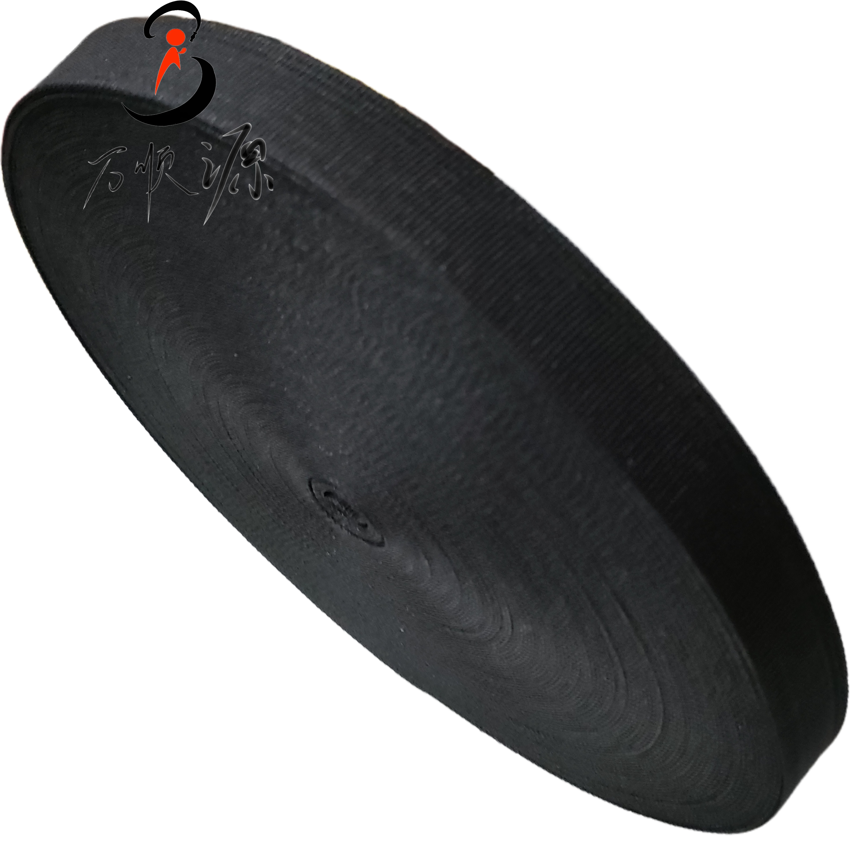 黑色加厚丙纶材质鞭稍，健身鞭配件（厚1毫米宽2.4到2.5厘米）最厚的