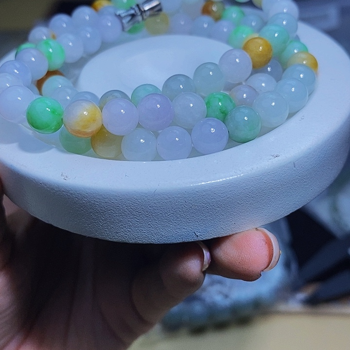 未镶嵌手串翡翠天然缅甸A货翡翠