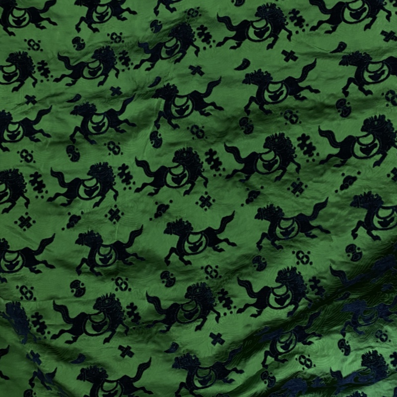 【人丝布料-甄珍裁缝铺】人丝提花布料