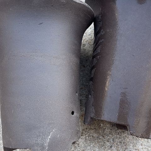 紫砂宜兴紫砂花盆18+18素面兰花盆