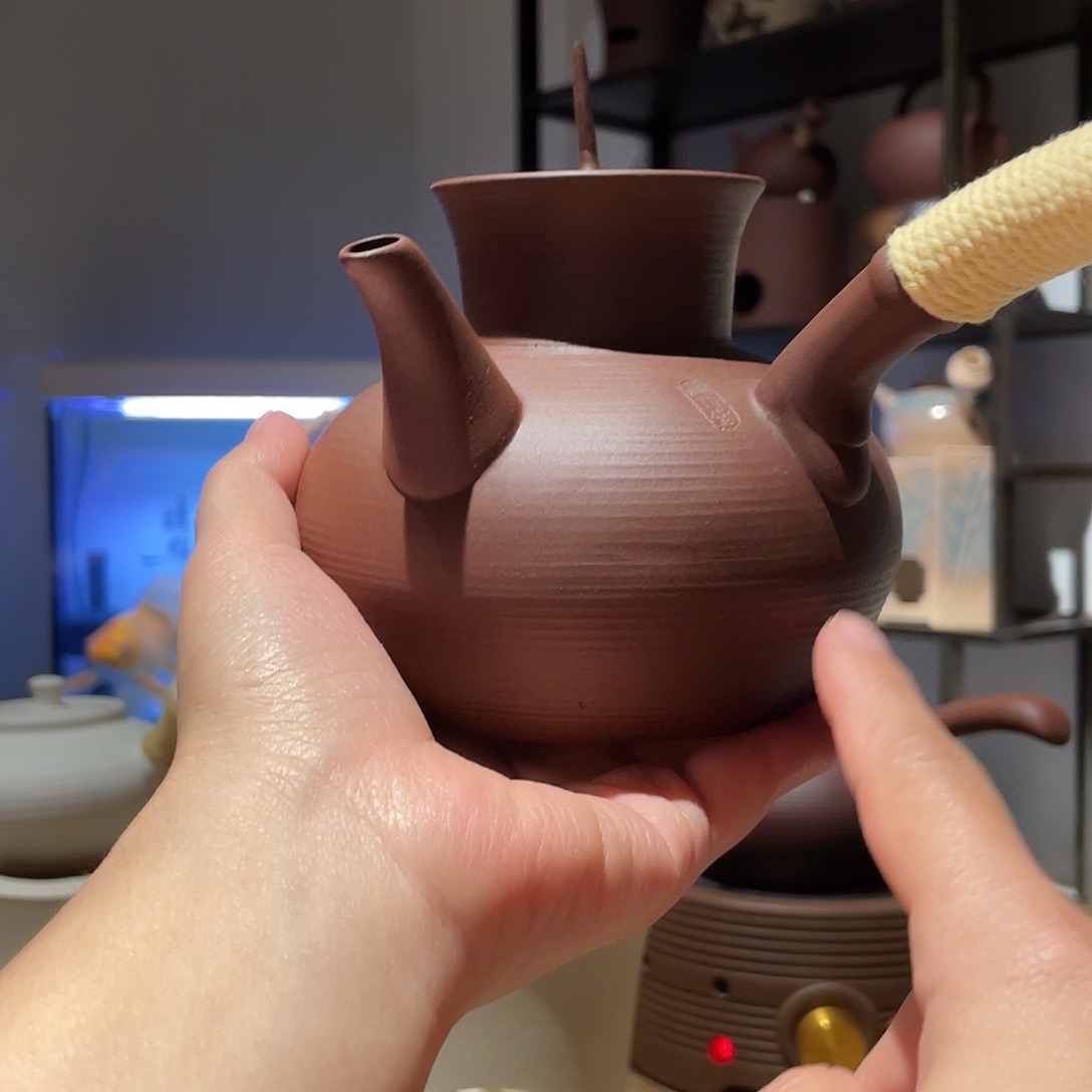 金****550ml紫泥宝瓶砂铫壶 