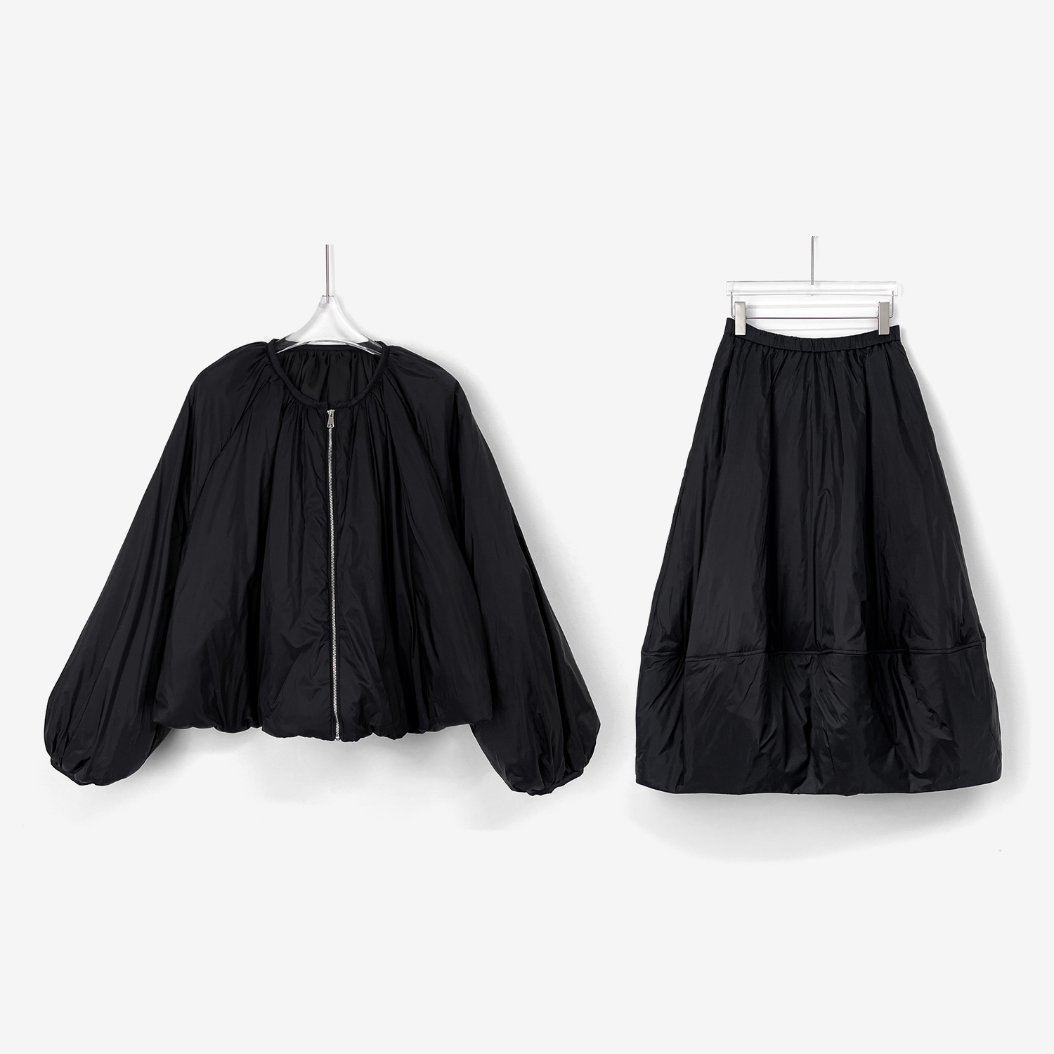 【6号店】“拿捏温度酷女孩棉裙”廓形简约棉服两件套 XIAOP-Z3463