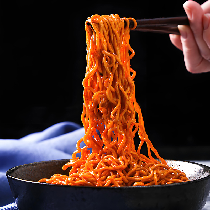 海苔芝麻甜辣韩式火鸡面整箱装适合宿舍夜宵的泡面（6桶装）