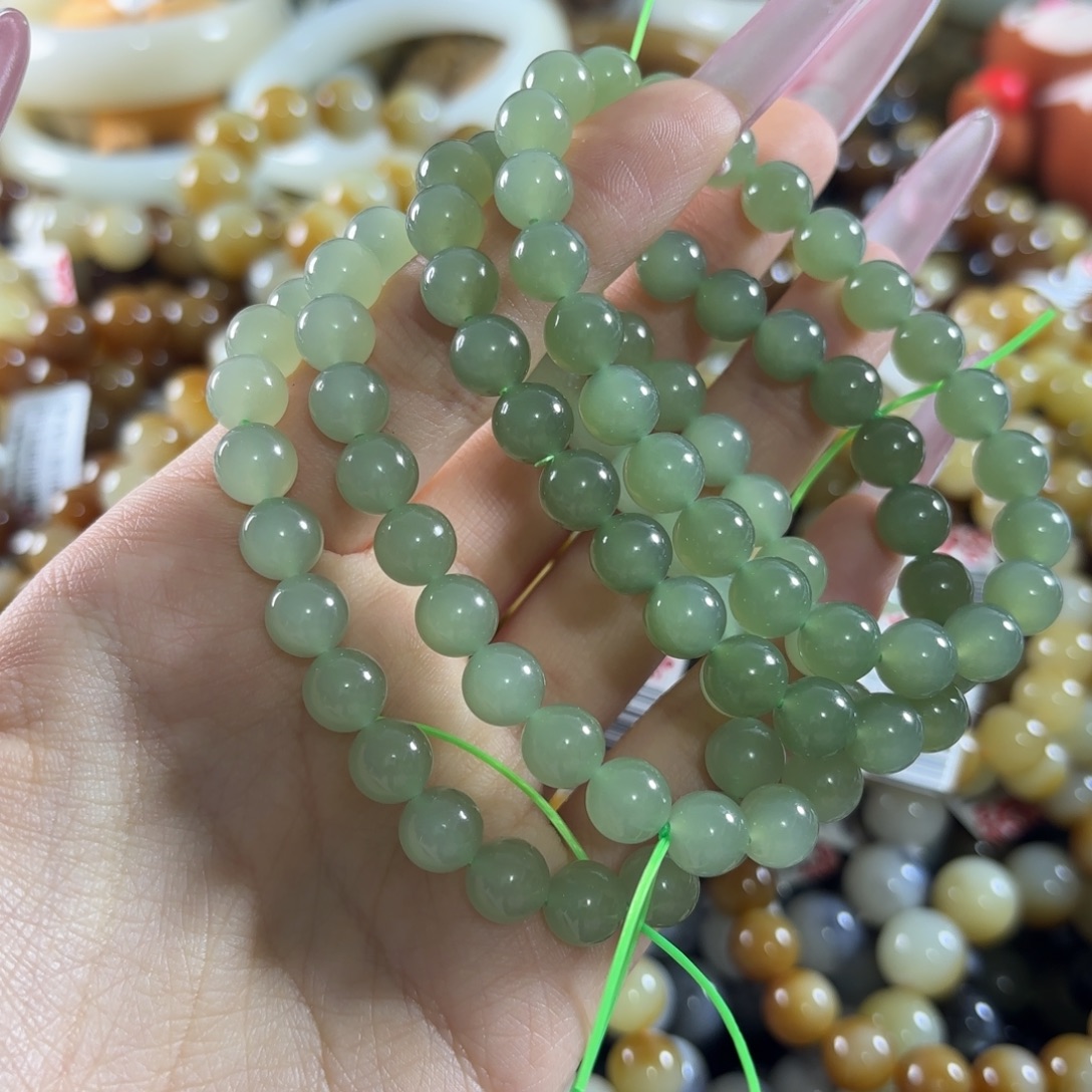 玖****和田玉未镶嵌手链469