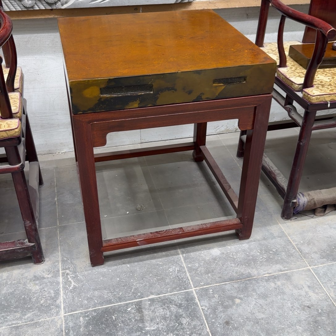 砖雕57x57 古铜色 一套 高66cm