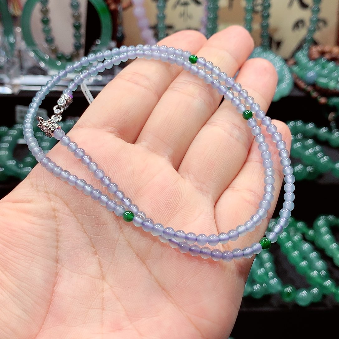 孟***婆翡翠未镶嵌手链卡3.5