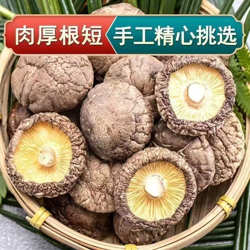 甄选香菇干货农家新货肉厚无熏硫适合炖鸡汤火锅食材土特产