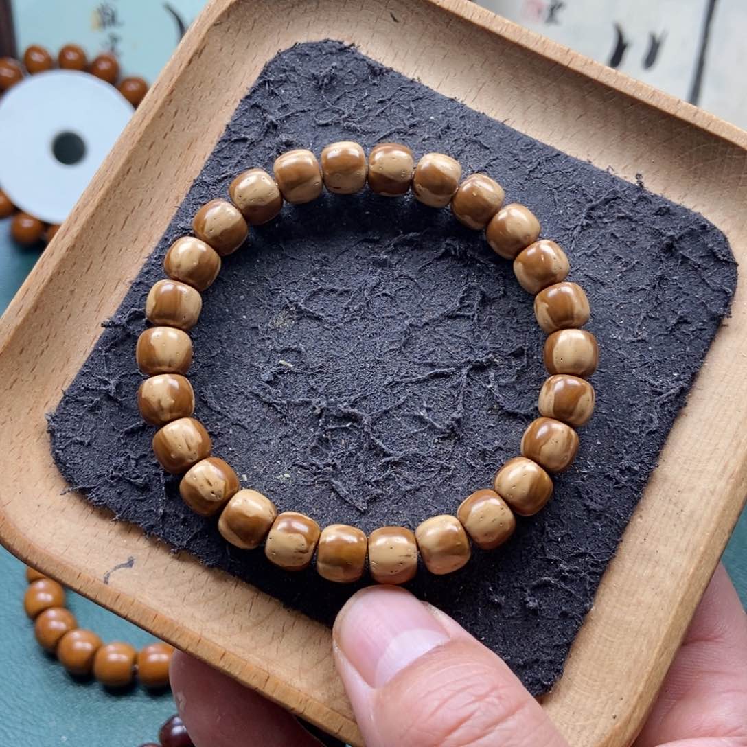 紫金鼠手串9mm精品实心熊猫