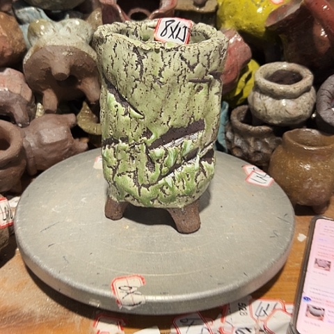 粗陶花盆制作就这样了，