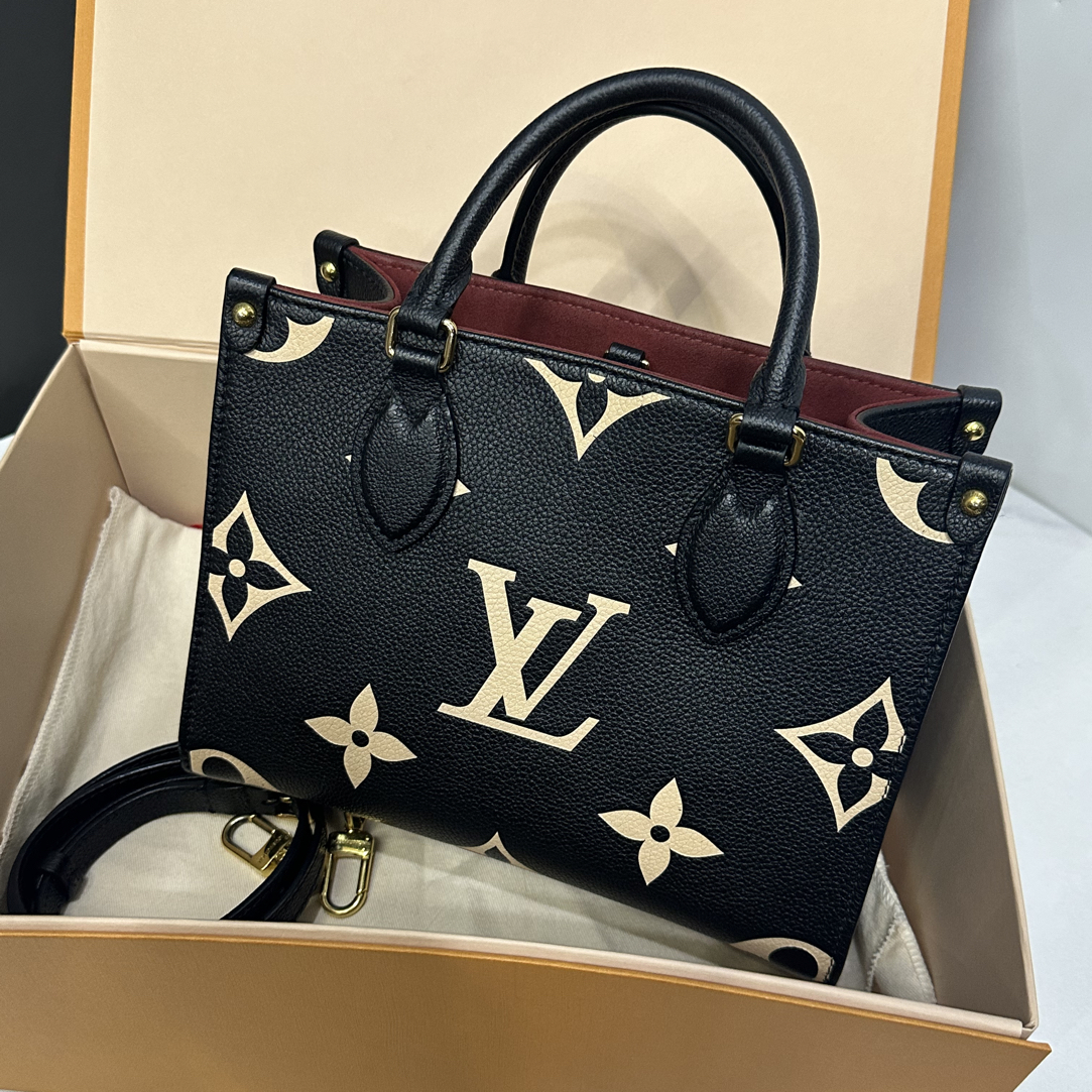 99新 LouisVuitton/路易威登 Onthego小号托特包25cm/JJ5122501
