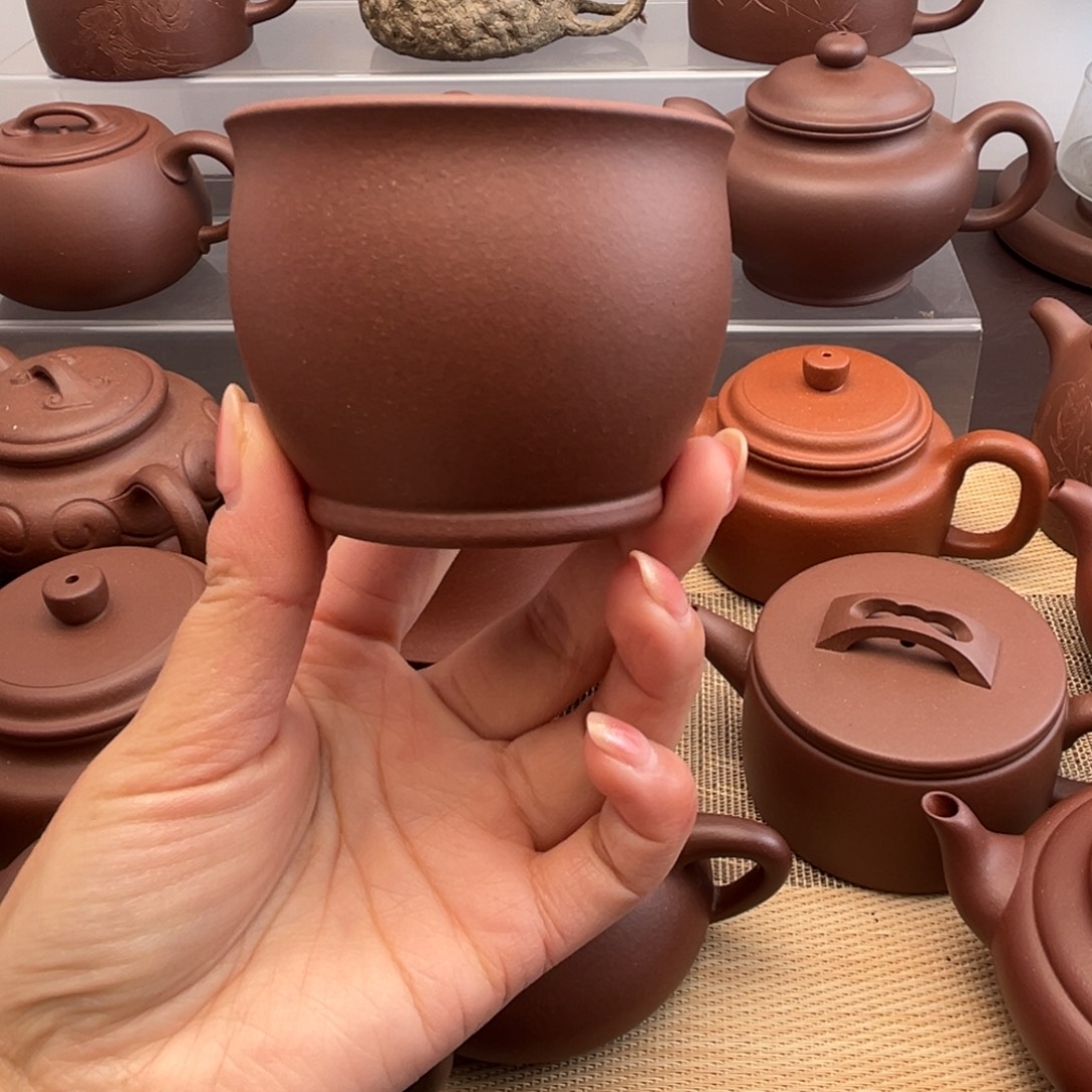 紫砂茶壶底槽清主人杯
