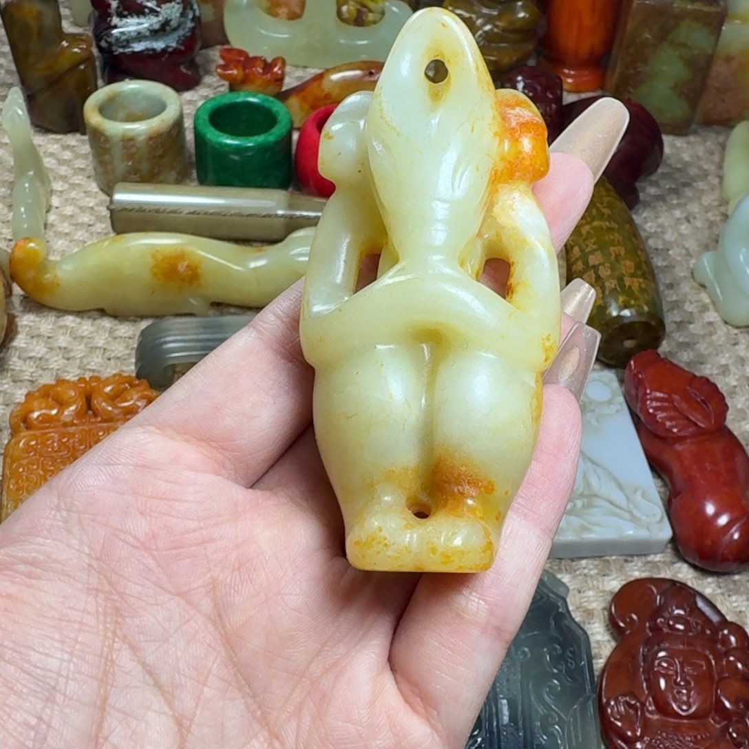 吊坠白玉菩提挂件