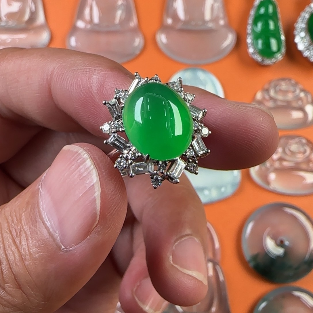 定制翡翠未镶嵌天然