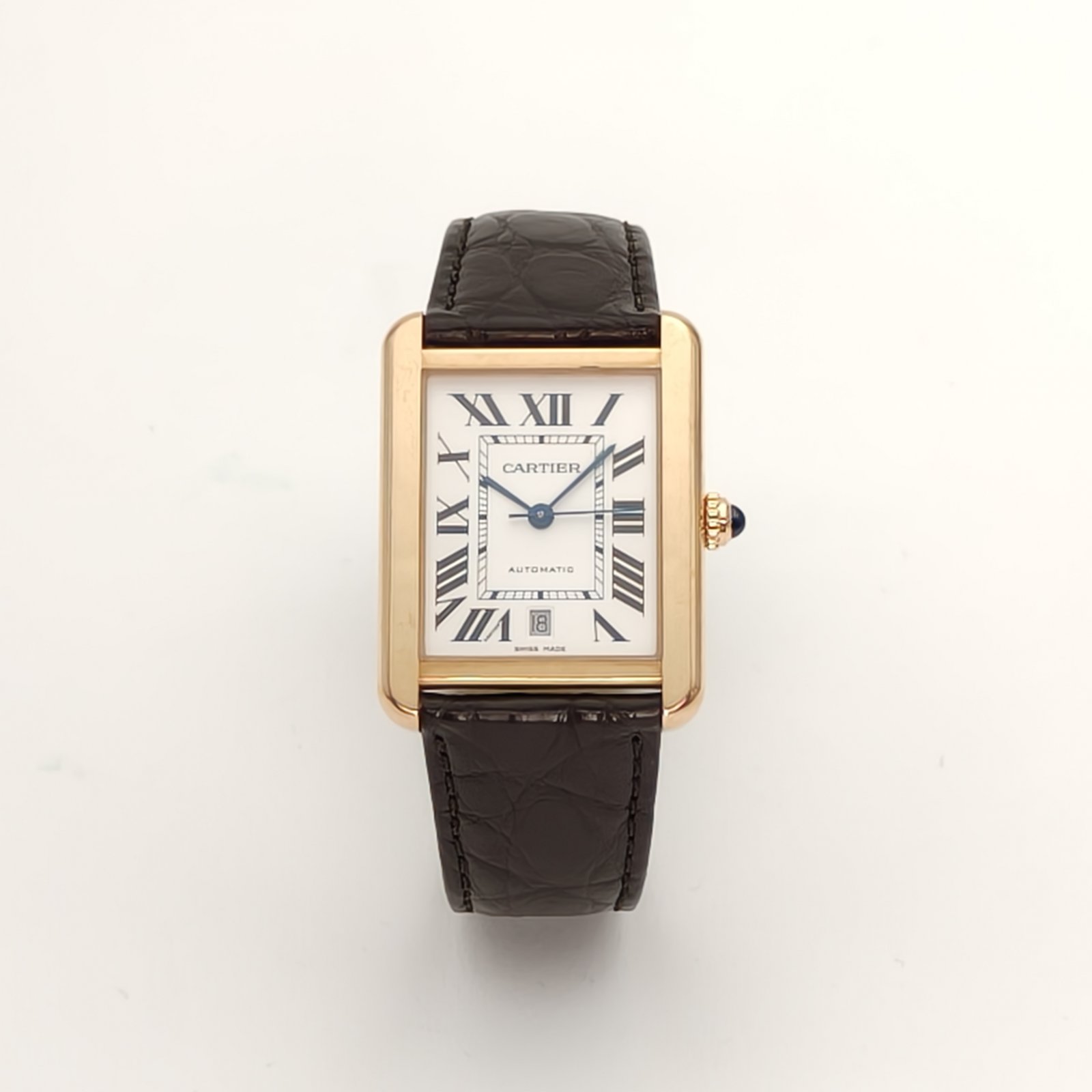 99新 Cartier/卡地亚 花花 卡地亚坦克系列W5200026超大号 腕表