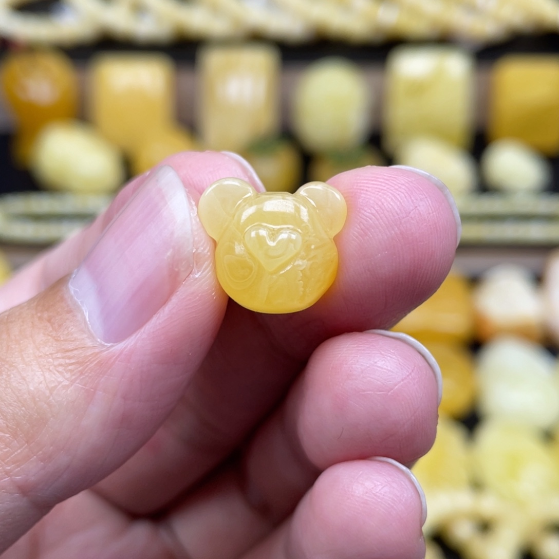 琥珀未镶嵌裸石琥珀蜜蜡