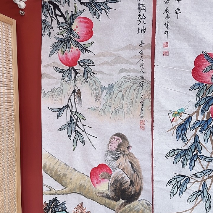 国画冯伟老师手绘作品 