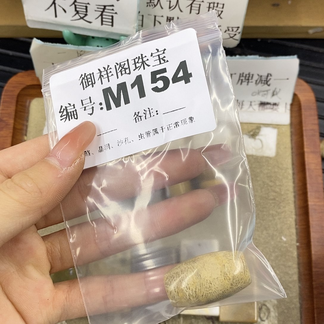 硅化珊瑚（珊瑚玉）未镶嵌颈饰良****Y