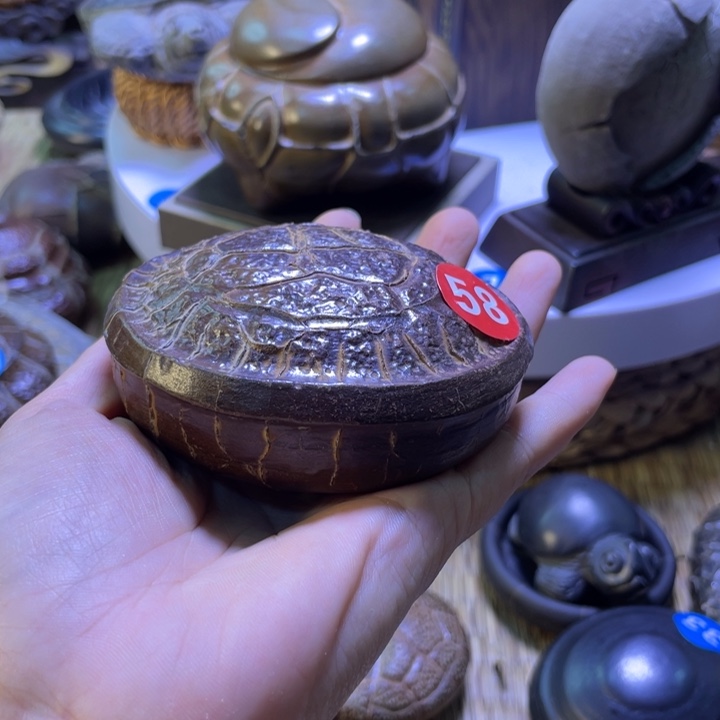 屋***光核桃手串/手链龟纹石原石