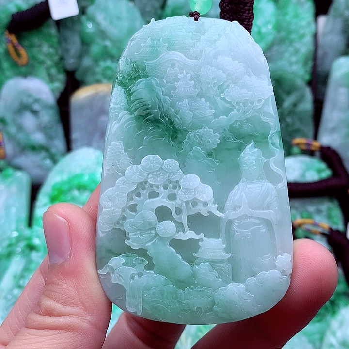 翡翠未镶嵌吊坠(不含链)有****成