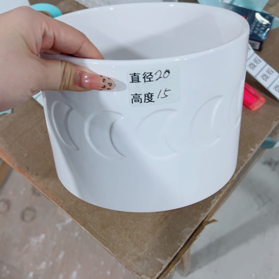 有孔，陶瓷花盆满10米包邮发货