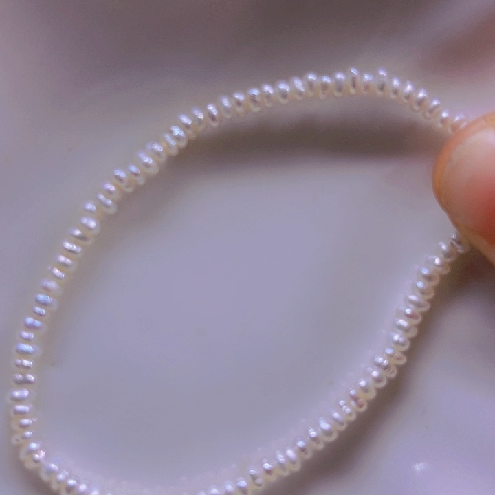 淡水珍珠手绳合金