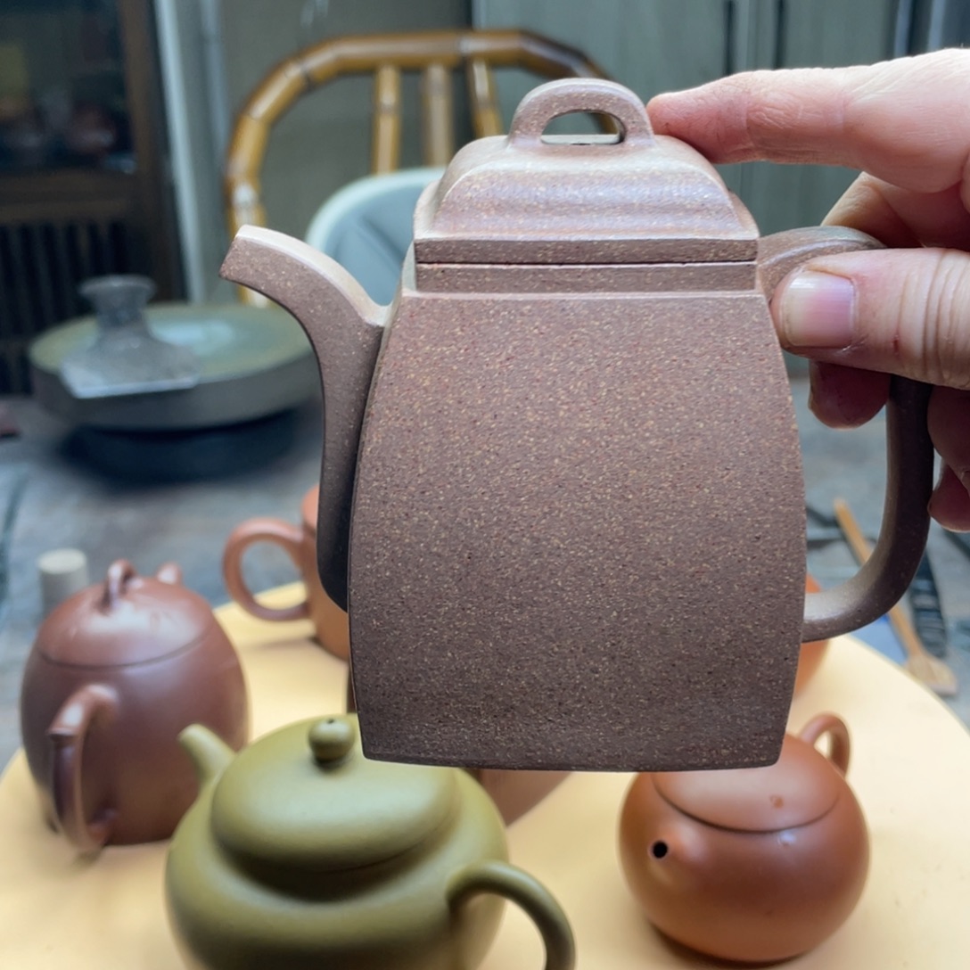 阿***田茶杯紫砂汉方，红降坡