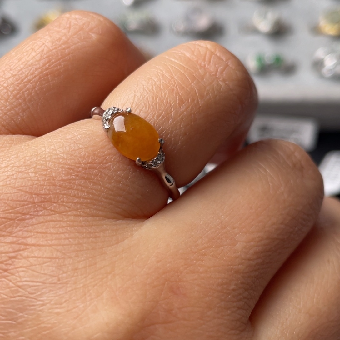 翡翠银S925镶嵌颈饰