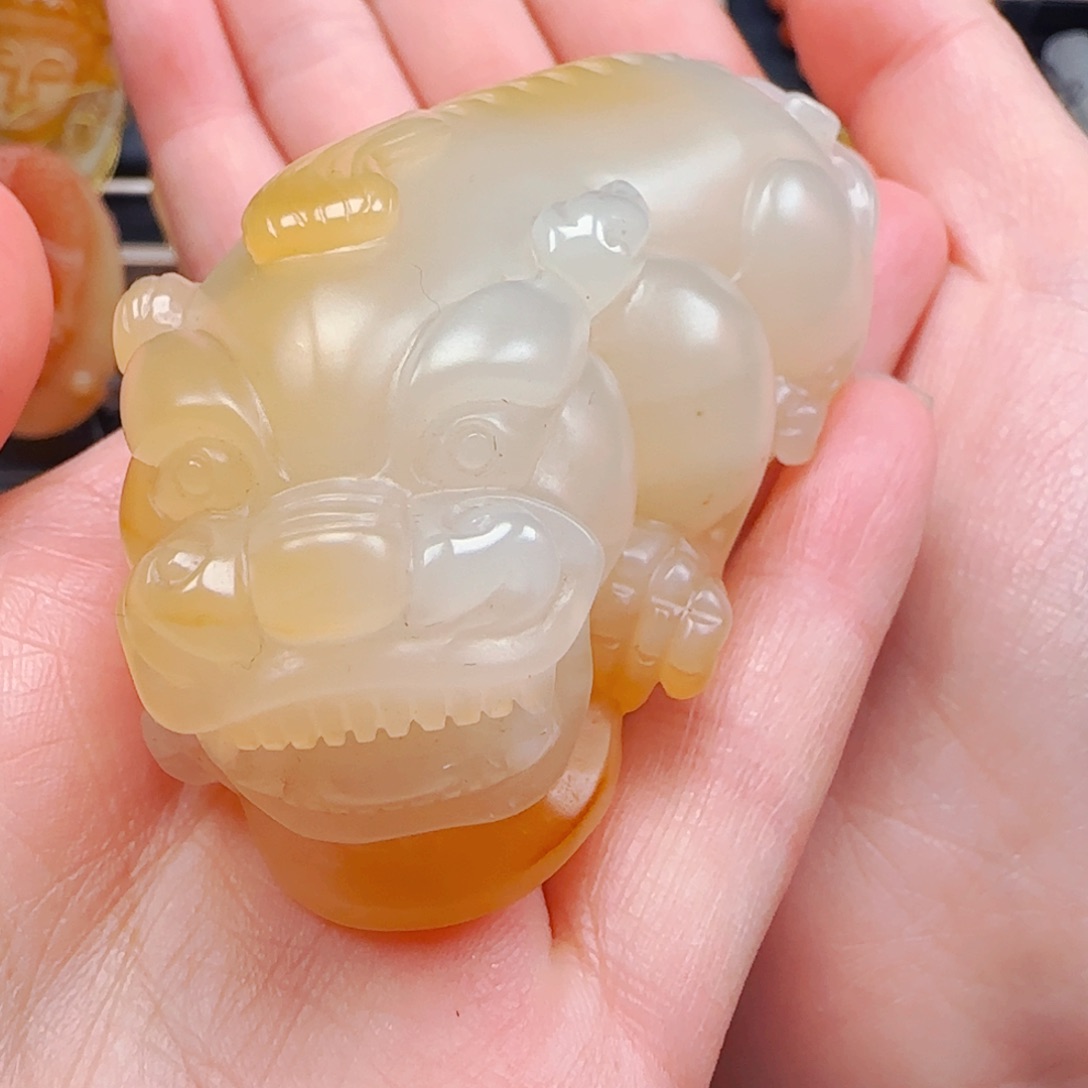 石英质玉（黄龙玉）1未镶嵌