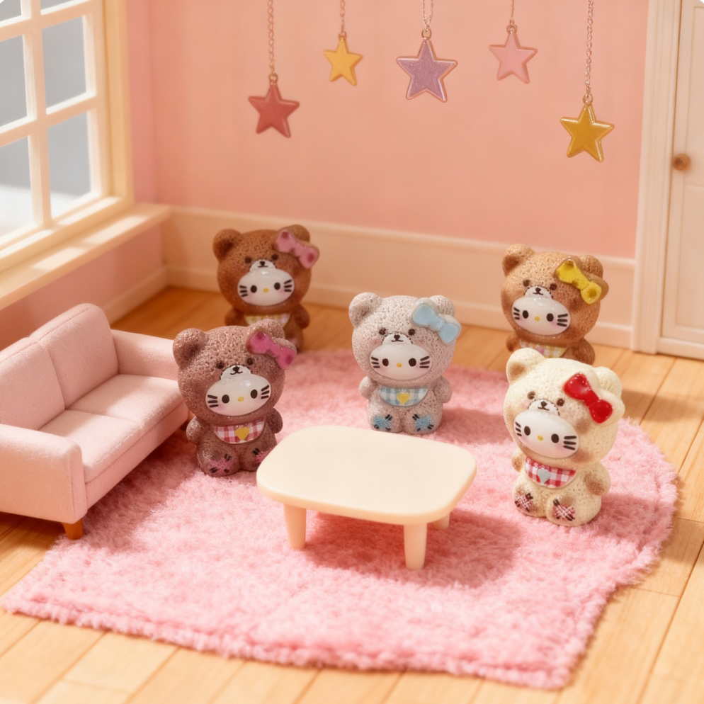 【立体布偶熊kt】Diy树脂配件/立体可爱配饰 